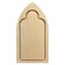 Trekell Gothic Wood Floater Panel - Arch, 6-1/2" x 12", 1/2" Profile
